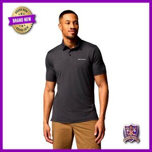 Performance Polo Shirt with Sun Protection and Moisture Wicking